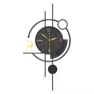 Azora Industries Montre murale de mode Restaurant Simple Décoration de salon Horloge suspendue - Product Image 2