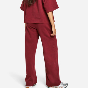 Respirant coton haute qualité pantalons de survêtement nouveauté femmes mode broderie Logo femmes pantalons de survêtement - Product Image 5