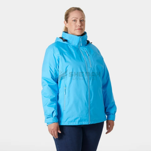 Chaqueta de esquí térmica personalizada de lujo para mujer 2025, chaquetas de esquí cortavientos con cremallera para nieve impermeables de invierno, OEM personalizado - Product Image 1