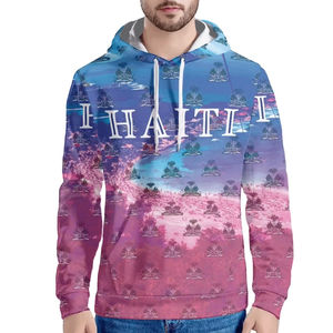 Sudadera con Capucha de Forro Polar Sólido Sublimado Cálido 2025 para Hombre, Estilo Casual de Verano Premium, 100% Algodón, Tejido Suave, Transpirable y Elegante para Adultos - Product Image 1