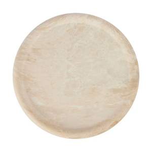 Plateau rond en résine imitation marbre crème, plateau de service décoratif, sous-verre pour collations, bougies, bijoux, décoration moderne minimaliste pour la maison - Product Image 2