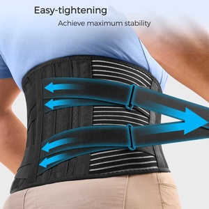 Soporte <span class=keywords><strong>Lumbar</strong></span> con 6 Varillas Metálicas, Cinturón de Compresión Ajustable, Alivio del <span class=keywords><strong>Dolor</strong></span> <span class=keywords><strong>Lumbar</strong></span>, Soporte para Levantamiento, Oficina, Ejercicio - Product Image 6