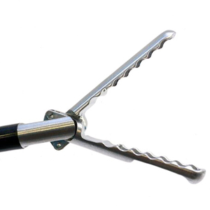 Wave Grasper Long Beveled <b>Edge</b> 20mm Jaw Length 5mm Diameter 33cm Length Stainless Steel <b>Plastic</b> Manual Laparoscopic Bariatric - Product Image 1