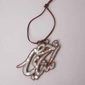 เข็มกลัดไม้ที่สะดุดตาชุดของขวัญแม่ลูกมุกฝังรอมฎอนทำด้วยมือจากโรงงาน B2B เวียดนาม - Product Image 1