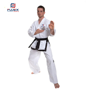 Material de alta calidad, ropa de artes marciales, uniforme de Taekwondo Wtf, uniforme de Taekwondo transpirable de diseño personalizado blanco - Product Image 2