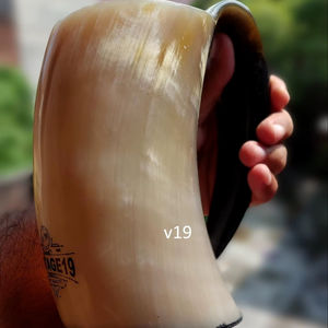 แก้วเขาสัตว์วิกิ้งทำมือสุดหรู ขายดี ป้องกันการรั่วซึม ขัดเงา เป็นมิตรกับสิ่งแวดล้อม สำหรับเบียร์และไวน์ - Product Image 1