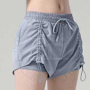 Shorts décontractés de haute qualité pour femmes Séchage rapide Respirant Techniques lavées Gym Vente en ligne Pakistan Fabricant - Product Image 2