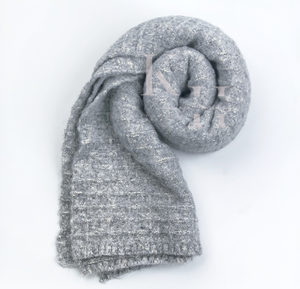 Custom <b>Women's</b> and Men's Long Lightweight Knitted <b>Scarf</b> 100% Cotton Fabric <b>for</b> Winter Casual Style - Product Image 3