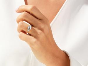 Anillo de plata estilo bohemio hecho a mano, joyería de plata de ley 925, Topacio blanco, piedras preciosas, anillo de tendencia, joyería para mujer, regalo para ella - Product Image 5