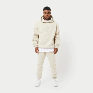 Sweat à capuche de couleur unie design hip hop à la mode haut de gamme sweat à capuche personnalisé en coton organique uni unisexe surdimensionné essentiel - Product Image 5