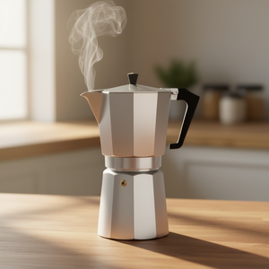 ITALEXPRESS 6-Cup Aluminum Coffee Maker Silver 1362 Product Category Coffee & <b>Tea</b> <b>Sets</b> - Product Image 3