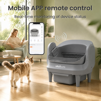 Bac à litière pour chat à ouverture supérieure, autonettoyant, intelligent, électrique, avec grande pelle et capteur, OEM ODM
