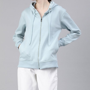 Fabricant de sweat-shirt en coton pour femmes de haute qualité Pull brodé personnalisé à col rond surdimensionné pour commande en gros - Product Image 3