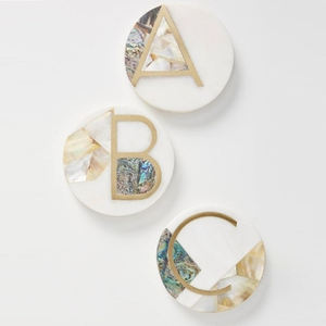 ชุดม็อบวัสดุหินอ่อนโครงเหล็กจานรองแก้วทำด้วยมือ4ชิ้นเครื่องใช้บนโต๊ะรับประทานอาหารสำหรับบ้านและโรงแรม - Product Image 2