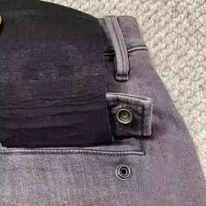 Nouveaux shorts en jean tricoté droits pour hommes, élégants, été, 100% coton, respirants, écologiques, séchage rapide, légers, décontractés - Product Image 5