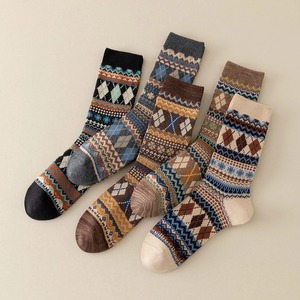 Men's <b>Breathable</b> Cotton Crew <b>Socks</b> Funky Colorful Pattern Dress <b>Socks</b> with Sweat-Absorbing Properties - Product Image 6