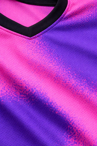 ชุดเสื้อฟุตบอลแขนสั้นคอวีผู้ชาย สีชมพูไล่เฉด สำหรับการพิมพ์แบบซับลิเมชั่น ระบายเหงื่อได้ดี ทรงปกติ ใส่ได้ทุกฤดู สำหรับผู้ใหญ่ - Product Image 6