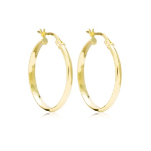 Aros de 28 mm con baño de oro, diseño popular, hechos a mano, venta al por mayor, joyería turca de plata de ley 925 - Product Image 1