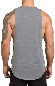 Camiseta sin mangas de camuflaje para hombre de alta calidad, nuevo diseño, informal, para Fitness, gimnasio, transpirable, musculoso, de punto, camiseta sin mangas para correr, logotipo personalizado - Product Image 4