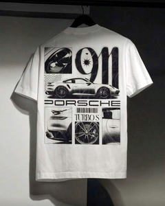 Camiseta Gráfica de Carreras de Fórmula Ferrari, Algodón Premium, Diseño Deportivo, Corte Holgado, Estampado de Alto Impacto, Uso Diario - Product Image 4