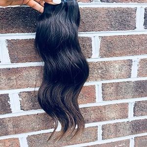Mèches naturelles indiennes Body Wave avec Lace Closure Hd 4x4, Extensions de cheveux humains de 40 pouces - Product Image 1