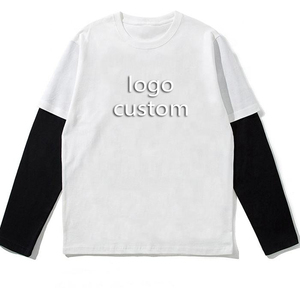 เสื้อยืดแขนยาวสองชั้นสำหรับผู้ชายกีฬากลางแจ้งเสื้อยืดแขนยาวสองชั้นพิมพ์ลายโลโก้ตามสั่ง - Product Image 1