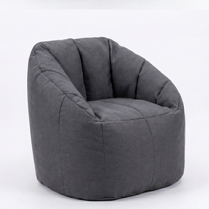 Sillón Puff para Niños o Padres, Asiento Acolchado con Aspecto de Mezclilla, Sofá Interior para Dormitorio o Sala de Juegos - Product Image 3