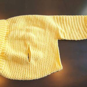 Suéter de perro de lana de lujo extra grande sólido amarillo soleado estilo tradicional para uso durante todo el año-para Otoño Invierno primavera Navidad - Product Image 6