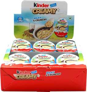 Proveedor Directo de Kinder Creamy Milky & Crunchy Chocolate con Arroz Crujiente, 5 Piezas x 19g, Delicioso Snack para Niños y Adultos - Product Image 2