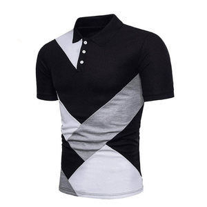 100% Cotton Men's New Style for <b>Polo</b> Shirts High Quality Breathable Casual Solid Pattern Custom Logo Design - Product Image 2