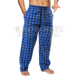 Pantalón profesional de franela de algodón para hombre personalizado estilo informal tela de lona diseño de logotipo recto precio bajo servicio OEM venta - Product Image 1