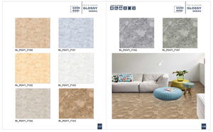 Baldosas de porcelana de 600x600mm con aspecto de acabado brillante al por mayor de diseño premium para casa y Villa. - Product Image 4