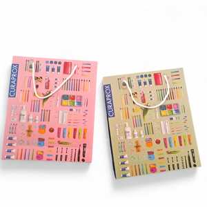 Custom Logo Eurotote <b>Biodegradable</b> Handmade <b>Paper</b> Shopping Bag Rope Handle Premium Offset Printed Recyclable Luxury Carrier Bag - Product Image 2