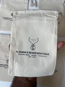 ถุงผ้าฝ้ายอินทรีย์แบบหูรูดรีไซเคิลได้ถุงบรรจุภัณฑ์เครื่องประดับโซลูชันขายส่งถุงใส่เครื่องประดับ - Product Image 6