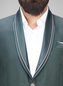 La Scoot ชุดปาร์ตี้ยาวสำหรับผู้ชาย, ชุดปาร์ตี้ jodhpuri ผ้าโพลีเอสเตอร์กันรอยยับระบายอากาศได้ดีพอดีตัวปกติ - Product Image 2