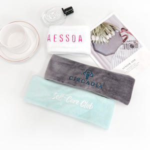 नए निर्माता कपास मखमली स्पा हेडबैंड के साथ महिलाओं के लिए चेहरे की त्वचा देखभाल हेयरबैंड - Product Image 4