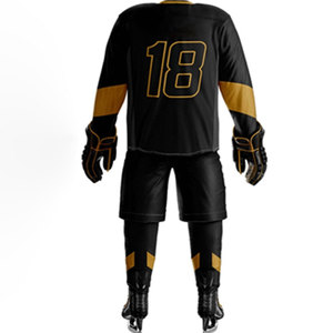 Uniforme de Hockey sobre Hielo de la Mejor Calidad, Color Personalizado, Logotipo, Diseño Transpirable y Ecológico, Precio Bajo, Ajuste Cómodo, 100% Poliéster - Product Image 3