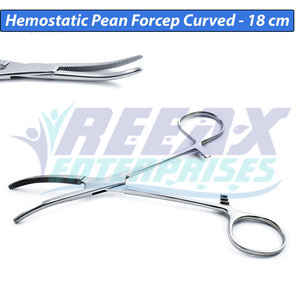 Logo personnalisé REEAX Enterprises' Bonne vente de pinces chirurgicales en acier incurvé faites à la main, la base des instruments chirurgicaux - Product Image 3