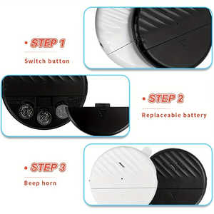 Alarma de Vibración de 125dB para Seguridad en el Hogar, Sensor Antirrobo Simple con Tornillo para Puertas y Ventanas, Detección de Rotura de Vidrio, 1 Unidad - Product Image 4