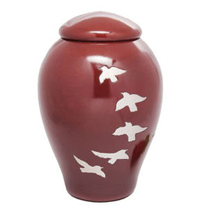 URNA DE CREMACIÓN DE ALUMINIO ADULTO ACABADO GRIS BRILLANTE URNA DE CREMACIÓN FUNERAL DE METAL PARA CENIZAS HUMANAS - Product Image 3