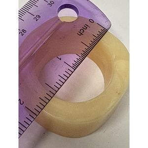 Anneaux de serviette en résine, restaurant, mariage, fête, décoration de table, fabrication artisanale, anneaux de serviette en résine personnalisés - Product Image 1