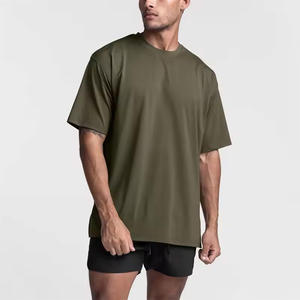 T-shirt unisexe 100% coton respirant, séchage rapide, anti-plis, col rond, 150 grammes, poids lourd, avec broderie personnalisée pour hommes - Product Image 6