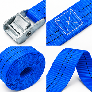 Correa de Amarre con Hebilla de Leva de Poliéster Premium de 50 mm, 800 kg, Sin Gancho, para Transporte de Carga Pesada, Proveedor OEM - Product Image 4