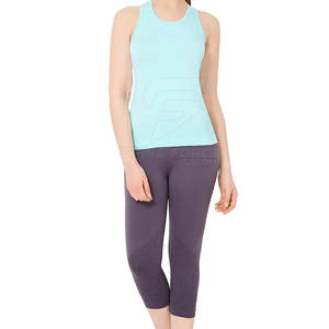 Camiseta sin Mangas para Mujer, Estilo Moderno, Informal, de Algodón y Poliéster, para Gimnasio y Fitness, Transpirable, Gran Venta en Línea - Product Image 6