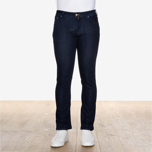 Usine personnalisé décontracté taille haute Jean jambe large hommes 14 -16 oz Jean japonais lisière Baggy Indigo Baggy Jean fabriqué au Pakistan - Product Image 6