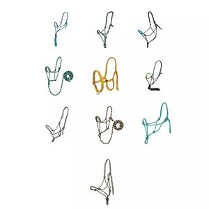 Nylon Sports de plein air courses de chevaux et équitation corde licou Style anglais occidental PVC cuir matériel disponible à la vente - Product Image 4