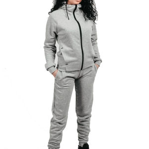 Conjunto Deportivo para Hombre, de Algodón y Felpa, Estilo Urbano, Personalizable, para Entrenamiento de Invierno, para Correr, Cómodo, con Cremallera, Estampado, Sólido, de Secado Rápido - Product Image 1