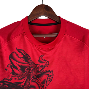 Transfert de chaleur personnalisé imprimé en gros maillot de football unisexe tissu extensible anti-transpiration haute qualité 100% polyester - Product Image 2