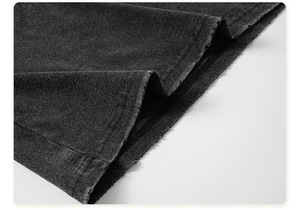 Camiseta personalizada DTG de gran tamaño con logo impreso, camiseta con patrón de ropa informal, camiseta Vintage con gráfico negro lavado con ácido para hombre - Product Image 6