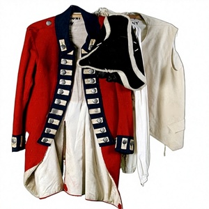 Manteau d'uniforme royal en laine 100% authentique du 7ème Régiment de Foot, taille 1795, broderie artisanale - Product Image 2